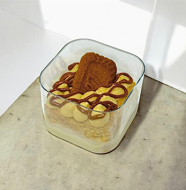 Lotus milk cake